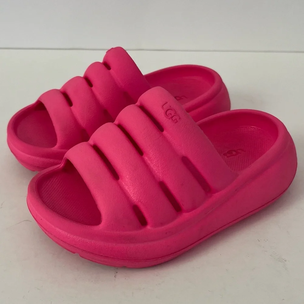 UGG Pink Slip On Sandals Size Toddler 7